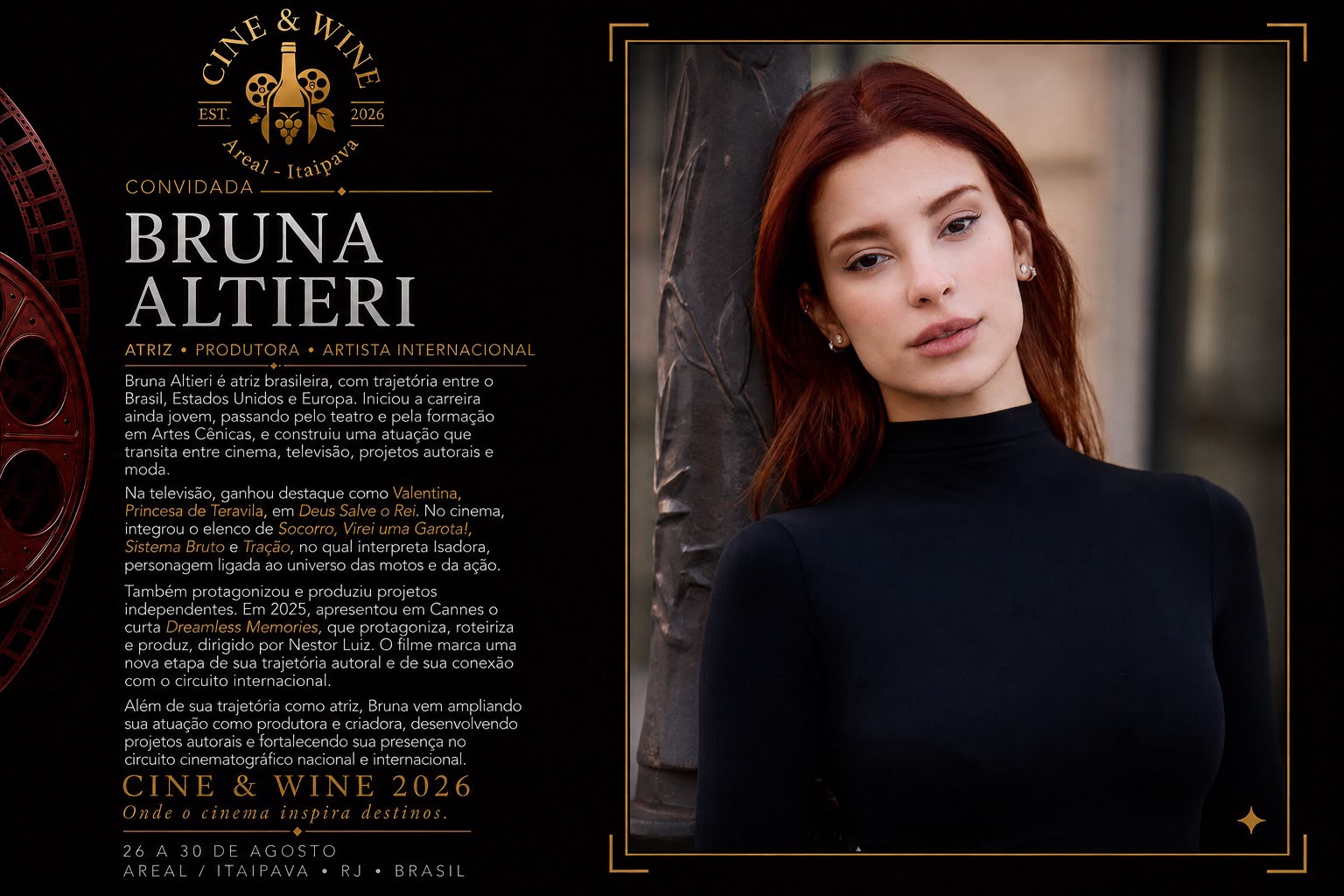 Bruna Altieri — Atriz • Produtora • Artista Internacional