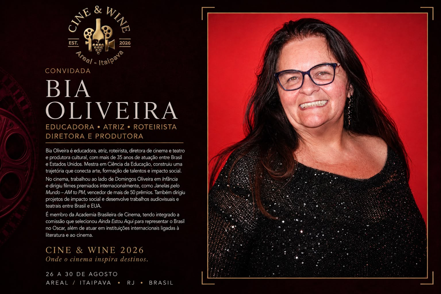 Bia Oliveira — Educadora • Atriz • Roteirista • Diretora e Produtora