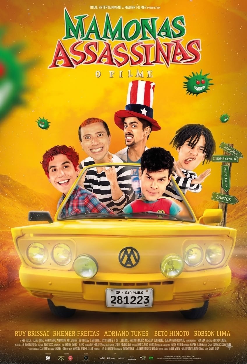 Cartaz oficial de Mamonas Assassinas — O Filme