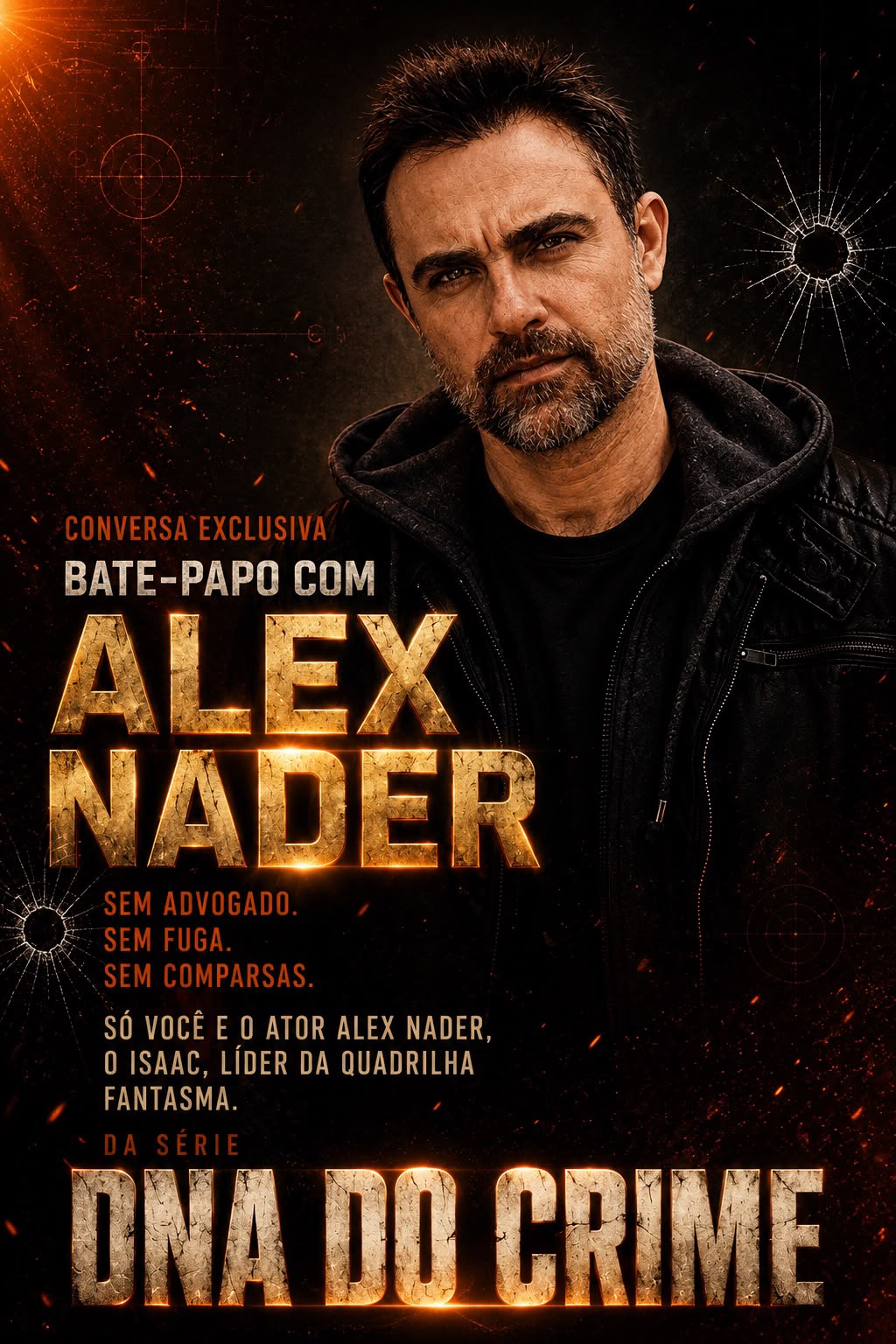 Cartaz do painel Bate-papo com Alex Nader
